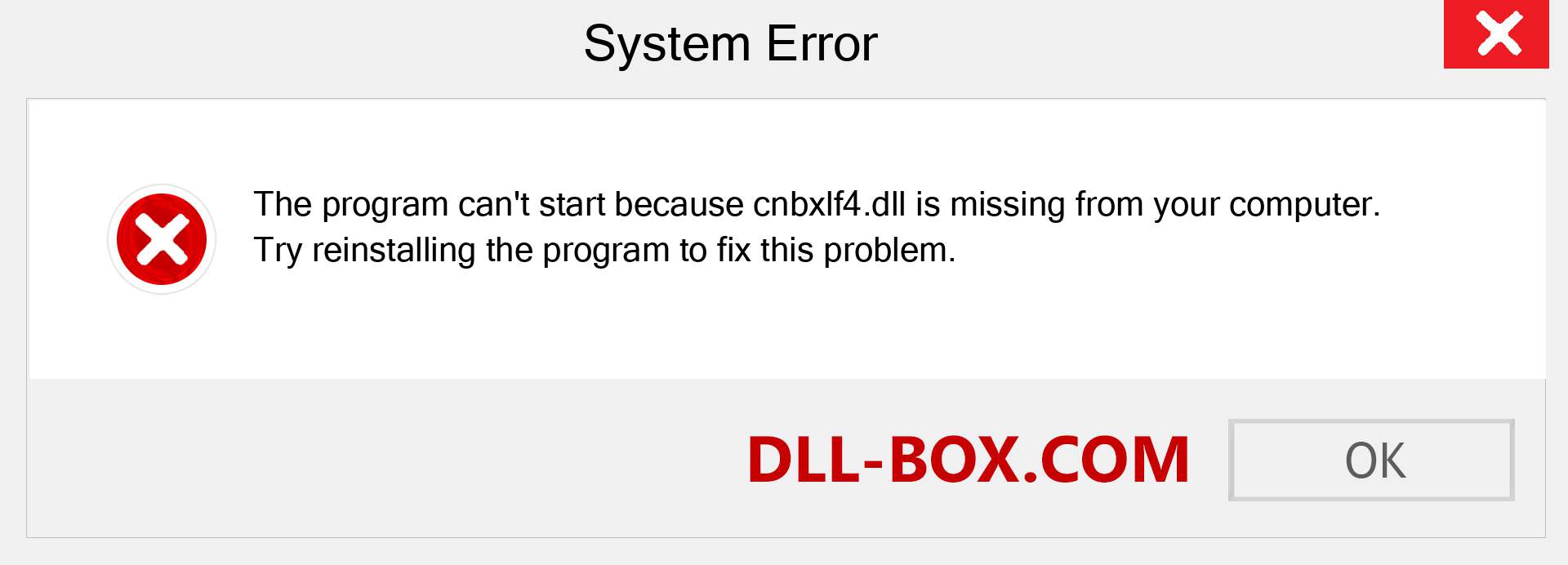  cnbxlf4.dll file is missing?. Download for Windows 7, 8, 10 - Fix  cnbxlf4 dll Missing Error on Windows, photos, images